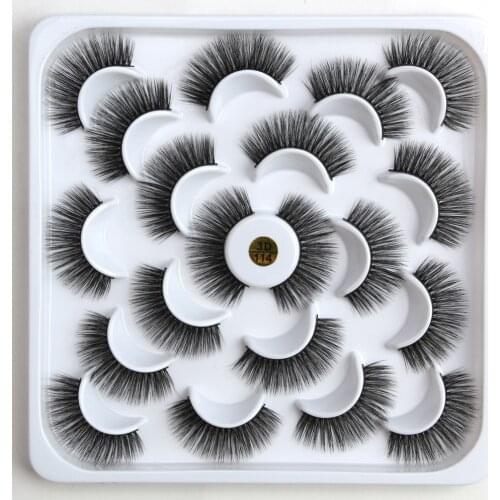 MAANGE 2/5/7/10 pairs natural false eyelashes fake lashes long makeup 3d mink lashes eyelash extension mink eyelashes for beauty