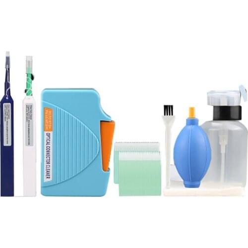NEW-Fiber End Face Cleaning Box Fiber Wiping Tool Pigtail Cleaner Cassette Optic Fiber Cleaner Tools for SC/ST/FC