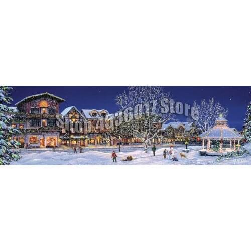 Full Diamond Embroidery,Hometown Holiday,Christmas,5D,Diamond Painting,Cross Stitch,Diamond Mosaic,Decoration,Needlework,Gift