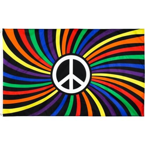 Xiangying 90x150cm LGBTQIA gay pride rainbow Peace Flag