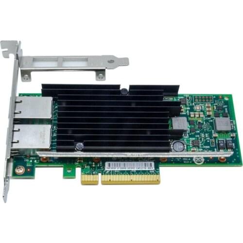 EB-LINK 10Gb PCI-E x8 with Chipset X540-T2 Ethernet Network Card Dual RJ45 Port Server LAN Controller Adapter NIC