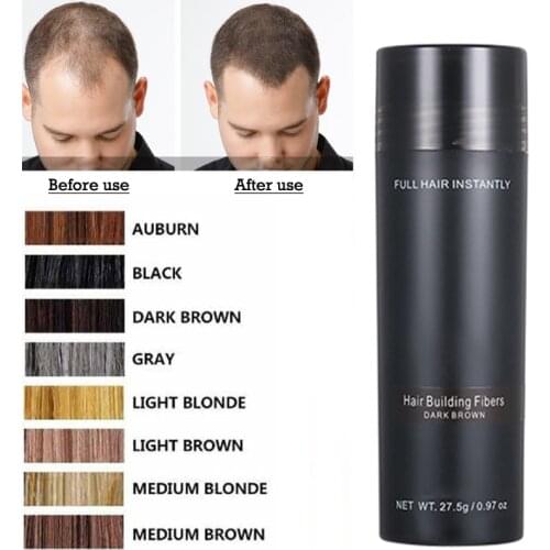 Hair Fibers Keratin Thickening Spray Hair Building Fibers 27.5g Loss Products Instant Wig Regrowth Powders