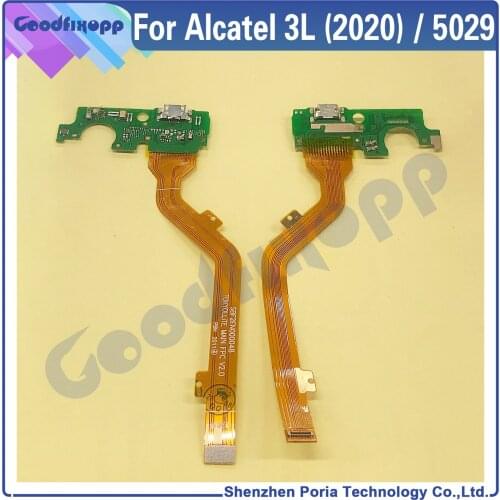For Alcatel 3L (2020) / 5029 / 3L 2020 USB Charger Charging Port Dock Connector Flex Cable For Alcatel 5029Y 5029 5029D