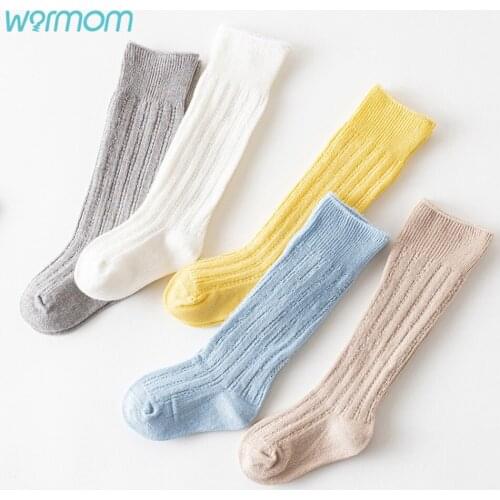 Warmom Baby Socks Boys Girls Knee High Sock Spanish Toddlers Tube Knee High Socks Kids Hollow Out Long Sock Brand Infant Socken