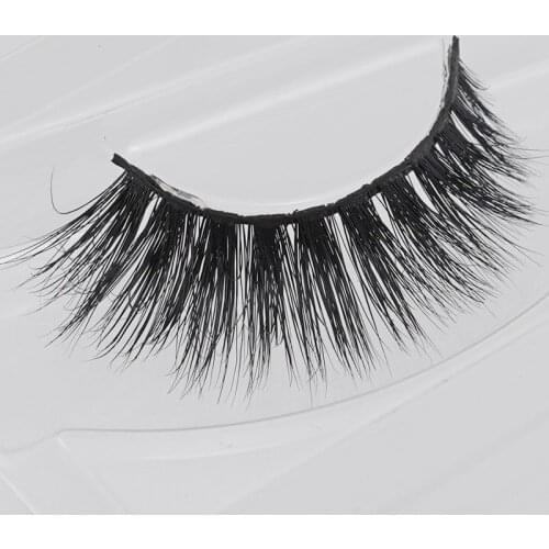 3D Mink Lashes Eyelash Extension 100% Handmade Thick Volume Long False Lash Makeup Giltter Packing 1 Pair