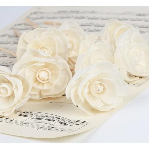 5pcs/lot Dried Chinese Rose Wedding Flower Bunch Natural Plants for Home Christmas Decorations Gift Dry Flower Diamerer 5cm