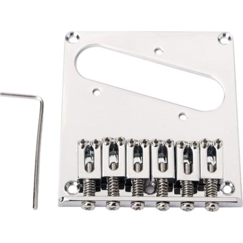 6-string Guitar Bass Bridge W/ Screws Precision Electric Guitar Accessories