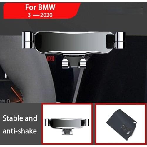 Car Mobile Phone Holder For BMW New 3 Series G20 G28 320i 325i 330i 2020 Mounts Stand GPS Gravity Navigation Bracket Accessories