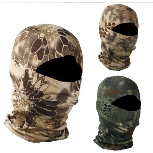 Balaclava Full Face Mask Tactical Camouflage Wargame Army Hunting Cycling Sports Cap Military Multicam CP Face Scarf Bandana