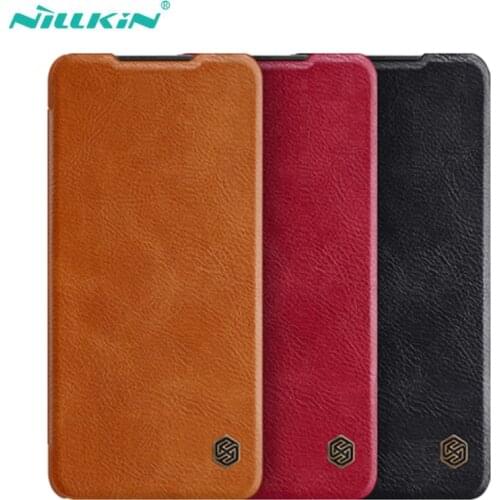 For Redmi Note 10 Pro Max Flip Case NILLKIN Qin Series PU Leather Wallet Stand Phone Cover for Xiaomi Redmi Note10 4G 5G Case
