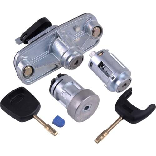 DWCX Door Ignition Barrel Petrol Cap & Boot Lock Set Car Fit For Ford Mondeo MK3 2000 2001 2002 2003 2004 2005 2006 2007