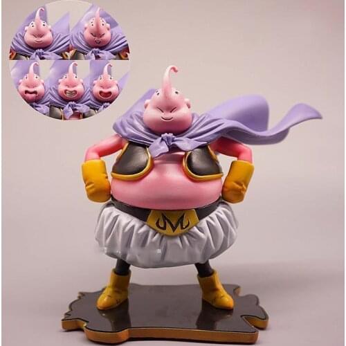 Bandai Genuine Dragon Ball Majin Buu Changeable Expression Action Figure Model