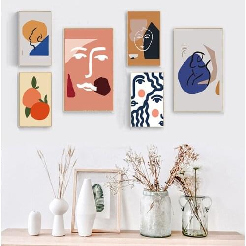 Canvas Poster Matisse Famous Posters And Prints Abstract Body Line Drawing Wall Art Pictures Nordic Home Decoration Painting