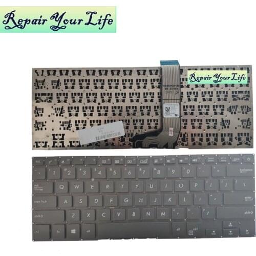 Laptop keyboard for ASUS X405 US English 0KNB0-F120US00 AEXKDU000 9Z.NDASQ.201 NSK-WJ201 grey chicony keyboard accessories