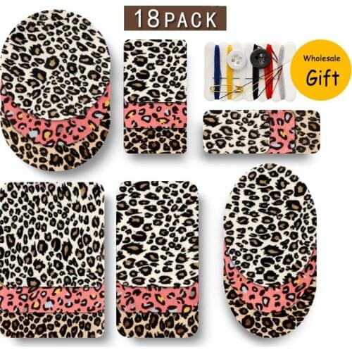 Fashion square Leopard Pattern Iron On Patches Elbow Patch Knee Repair DIY Patches For Clothes Jeans coat Sewing Decoration