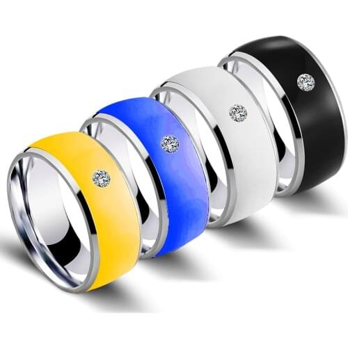 NEW NFC Smart Ring Multifunctional Stainless Steel Waterproof Intelligent Digital Technology Ring High-end Gifts Fashion Jewelry