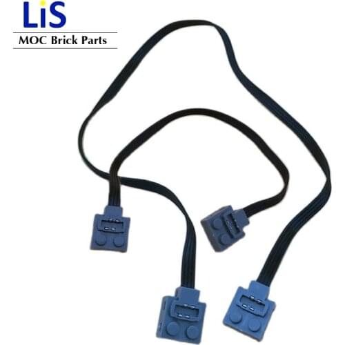 NEW Parts 58118 Electric Power Functions Extension Wire 15-60cm MOC Bricks Parts Building Blocks DIY Toys Compatible with MOC PF