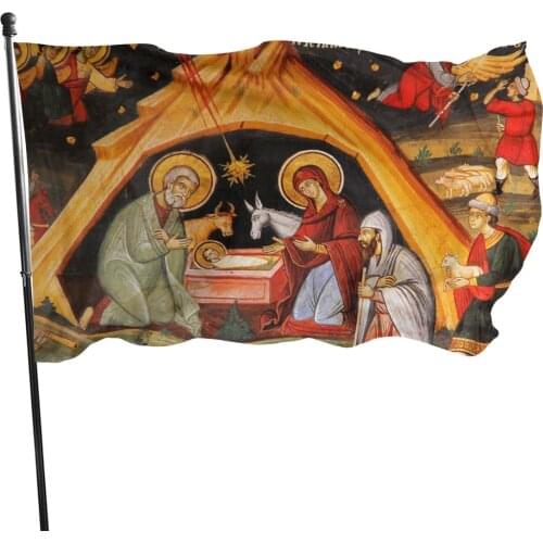 Orthodox Christmas Flag 90x150cm