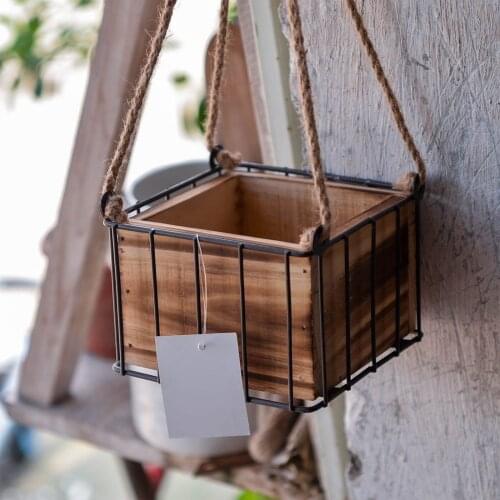 Wire Flower Stand Storage Box Flower Stand Flower Pot Flower Basket Waterproof 2020 Original Plant Storage Basket Plant Holder