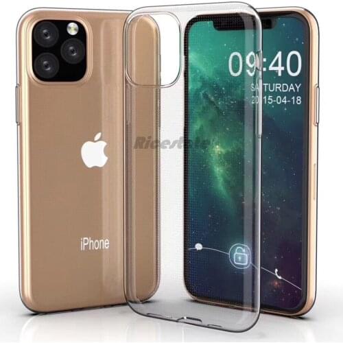 Clear Silicone soft case For iPhone 11 Pro 11Pro MAX Case For iPhone 6 7 8 Plus X XR 11 Pro XS MAX Transparent Phone Cover Case