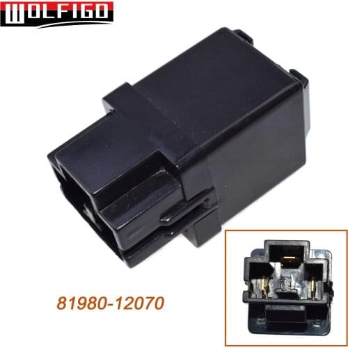 WOLFIGO New Flasher Relay Turn Signal For Toyota Corolla MR2 Camry RAV4 Hilux 81980-12070,166500-0300, 8198012070, 81980 12070