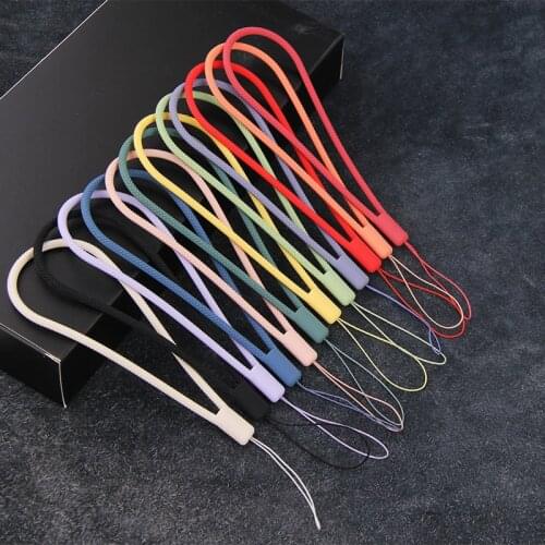 Hand Wrist Lanyard Strap String for Phone iPhone XS 11 Pro Max XR 7 8P USB Flash Drives Keys Keychains ID Name Tag Badge Holders