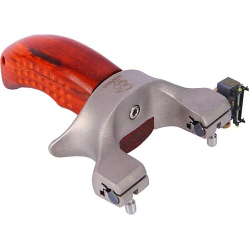 New Slingshot Wooden Handle Camshaft Lever Stainless Steel Slingshot Outdoor Hunting Catapult Toys For Children Boys Games