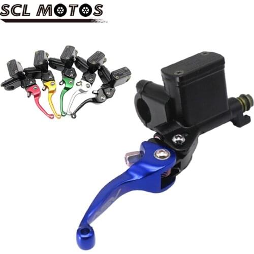 SCL MOTOS Motorcycle Aluminum ASV Brake Lever With Front Pump For CRF KLX YZF RMZ Motocross Dirt Bike