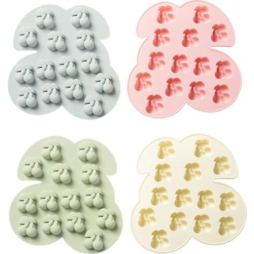 Cherry Silicone Mould Cake Decorating Tools Fondant Tool DIY Pudding Chocolate Candy Baking Tools for Cakes Molds Silicone