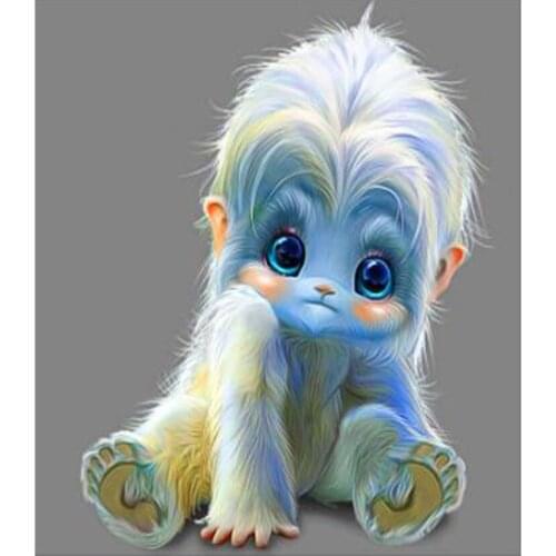 5D Diamond Painting Small Animal DIY Round Diamond Embroidery Kit Home Decoration Childrens Handmade Art GJ668