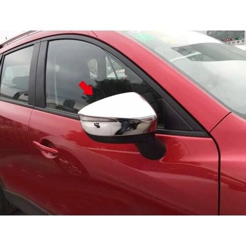 ABS Chrome For Mazda CX-3 2016 2017 2018 auto accessories Car side door rearview mirror Cover trim frame car styling 2PCS