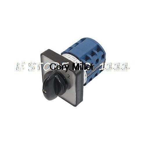 AC 660V 20A 12 Terminals 3 Positions Rotary Selector Cam Changeover Switch SZW26-20/D303.3