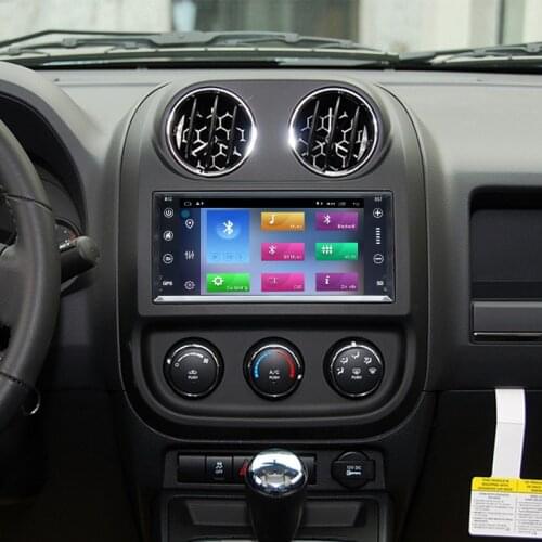 Carplay DSP 2 Din RDS Android 11 RAM 4G+64GB Car DVD Player For Jeep Sebring Cherokee Compass Wrangler Commander GPS Autoradio