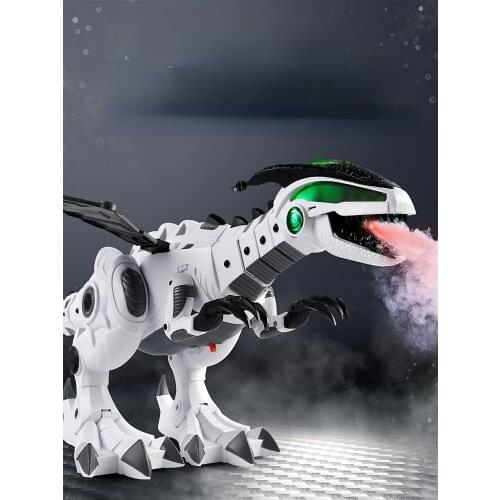TT Large Electric Spray Dinosaur Walking Machine Simulation Animal Childrens Toy