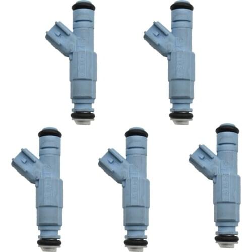 5pc/lot Fuel Injector Nozzle Flow 0280155849 for Dodge Dakota 4.7L V8 2001 2002 2003 2004 2005 2006 2007