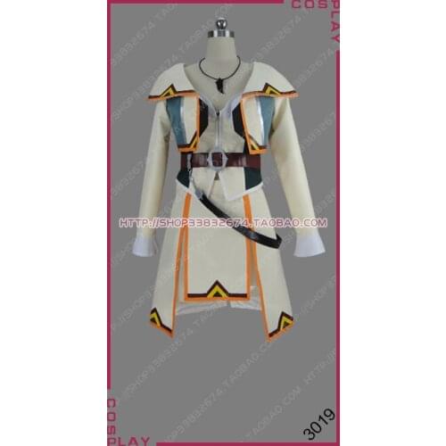 Rage of Bahamut Shingeki no Bahamut : Virgin Soul Captain Maiden of Orleans Knights Saint Jeanne D'arc Cosplay Costume S002