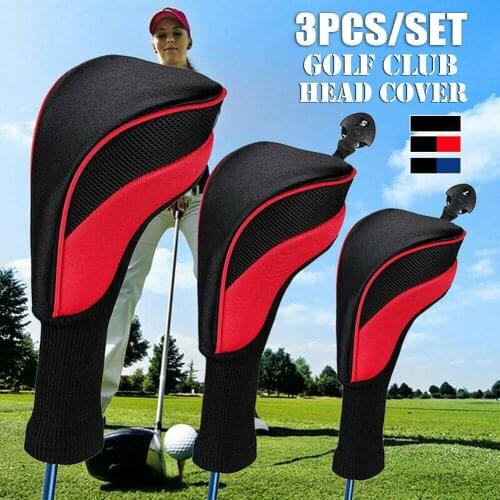 Pcs/set Golf Club Head Cover Golf Wood Driver Fast Sheathing Unsheathing For Golf Wood Irons Putter Club Headcover