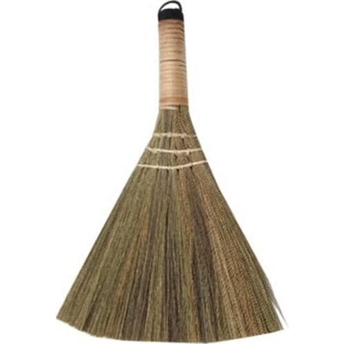 Handmade Sweeping Broom For Household Duster Cleaning Tool Useful Straw Braided Home Cleaning Broom
