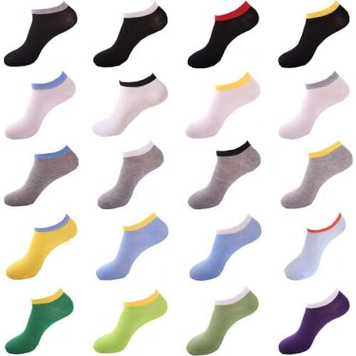 10 Pairs New Arrival Men Socks Factory Price Cheap Casual Summer Style Breathable Brand Boat Socks Mens Dress Ankle Socks Meias