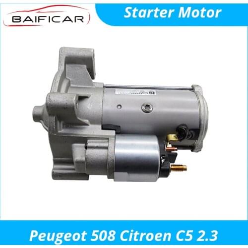 Baificar Brand New Genuine Starter Motor 9675379880 Original Part for Peugeot 508 Citroen C5 2.3 Engine