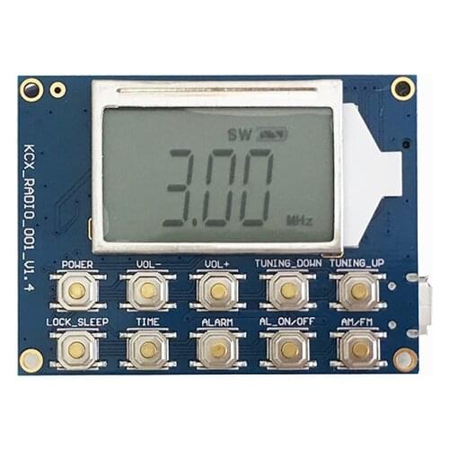 Taidacent 56-108MHz Stereo / TV Sound Reception DSP Full Band FM Radio Chip Modules SW MW FM AM Radio Module With Display