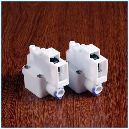 RO Water Tank High Pressure Switch Normally Close One Pole 1/4" OD Hose Connection Reverse Osmosis System With Crimp Terminal