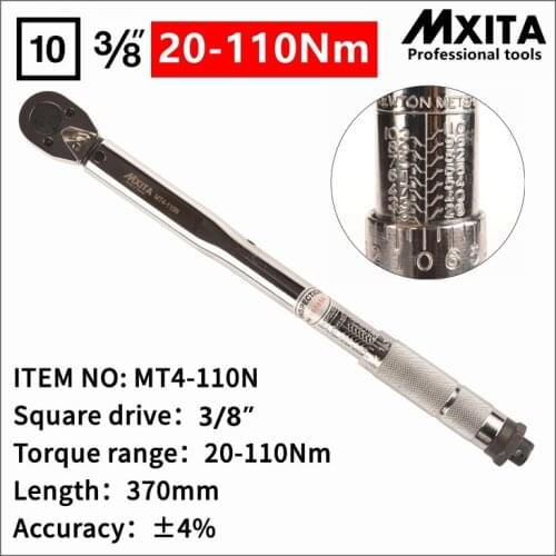 MXITA hand tool 3/8" 20-110N Professional Torque Wrench Bike Repair Tool Torque Spanner Tools