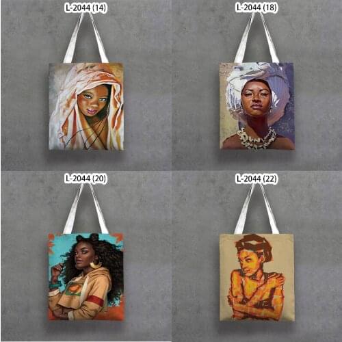 African woman black beauty Shopping bag Bag for shoes Bag for documents Storage in the kitchen Packaging bags Home supplies home