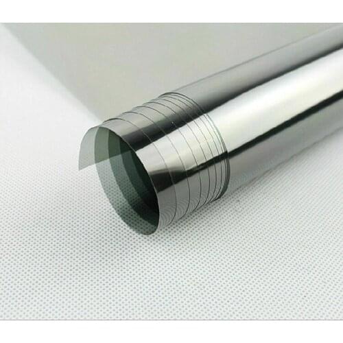 SUNICE 10/20/30 Meters Home Residential Windows One Way Mirror Silver Insulation Privacy Bedroom Bathroom Protection VLT 20