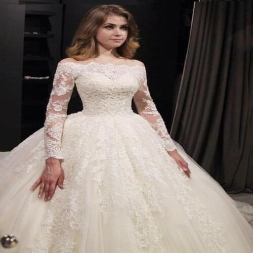 Wedding Dress The Latest High-end Charm Beautiful Bride Mmaster New European and American Ivory