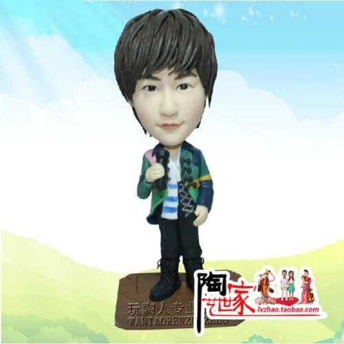 Topo De Bolo Casamento Custom Anime Polymer Figure From Photos Party Dictionary Pop Art Toys Doll Navidad Birthday Gift