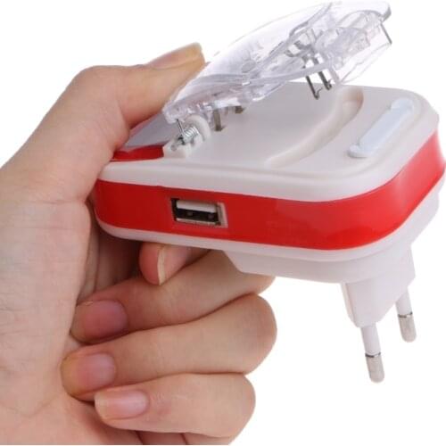 USB Universal Battery Charger LCD Indicator Screen EU/US Plug For Cell Phones