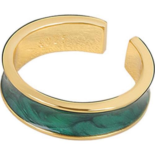 Dreamhonor Women 925 Sterling Silver Retro Vintage Womens Open Rings For Women 2021 Fashion Gift Jewelry