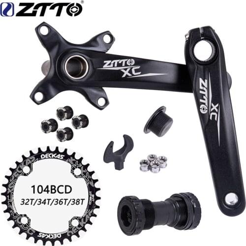 ZTTO MTB Crankset 170mm Crank Chainwheel Single Chainring Narrow Wide 104 BCD BB Bottom Bracket 1X System for 1*11 1*10 MTB Bike